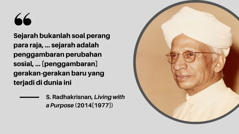 Sejarah yang Baik Menurut S. Radhakrishnan