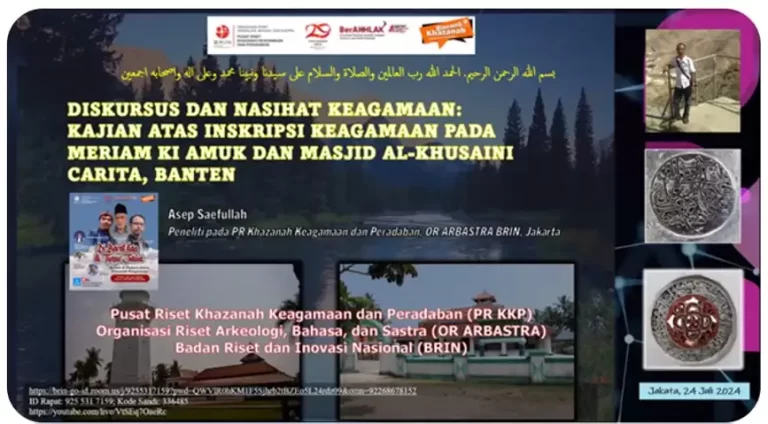 PR KKP BRIN Gelar Webinar Mengulas Karya-Karya Ulama Indonesia