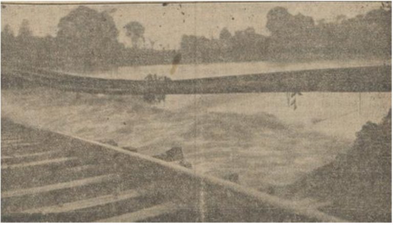 Riwayat Banjir Tambun 1933, Ketika Air Bah Melumpuhkan Perhubungan Darat di Koloni